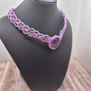 🌙✨Choker “Luna Amatista”