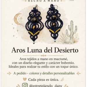 🌙 Aros “Luna del Desierto”