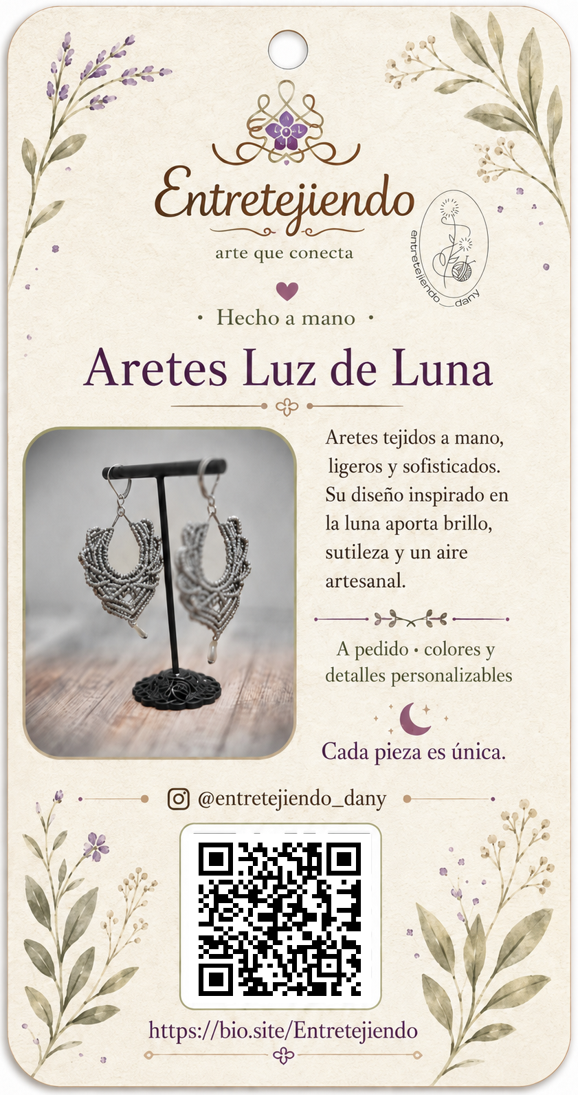 🌠 Aretes “Luz de Luna”