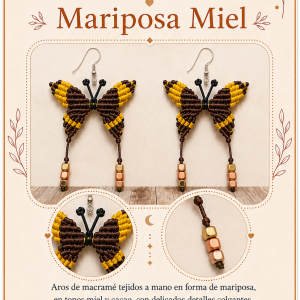 Aros Mariposa Miel