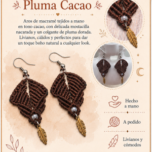 Aros Pluma Cacao